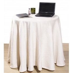 ➤Falda de Mesa Camilla Redonda de Chenilla -【Precios Camillas】