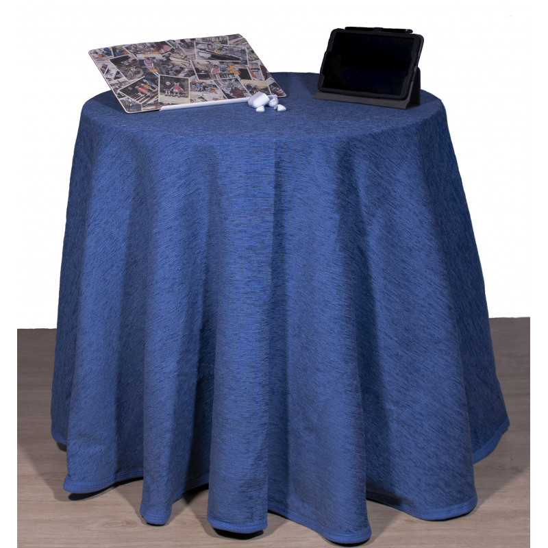 ➤Falda de Mesa Camilla Redonda de Chenilla -【Precios Camillas】