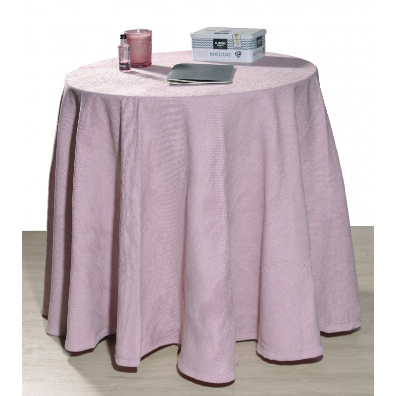 ➤Falda de Mesa Camilla Redonda de Chenilla -【Precios Camillas】