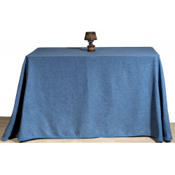 ➤Falda de Mesa Camilla Redonda de Chenilla -【Precios Camillas】