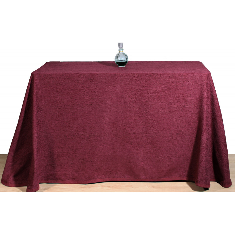 ➤Falda de Mesa Camilla Redonda de Chenilla -【Precios Camillas】