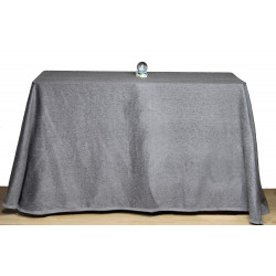 ➤Falda de Mesa Camilla Redonda de Chenilla -【Precios Camillas】