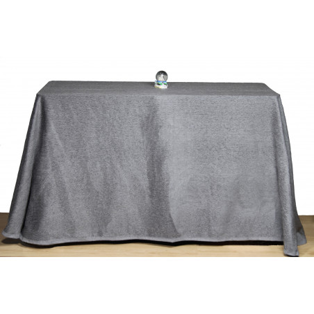 ➤Falda de Mesa Camilla Redonda de Chenilla -【Precios Camillas】