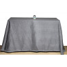 ➤Falda de Mesa Camilla Redonda de Chenilla -【Precios Camillas】