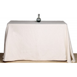 ➤Falda de Mesa Camilla Redonda de Chenilla -【Precios Camillas】