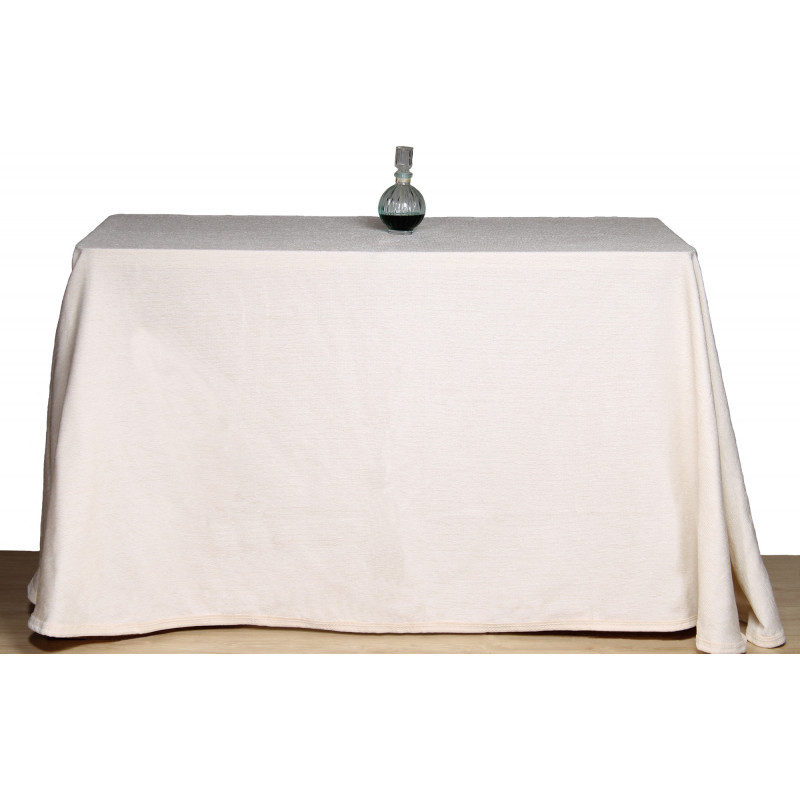 ➤Falda de Mesa Camilla Redonda de Chenilla -【Precios Camillas】