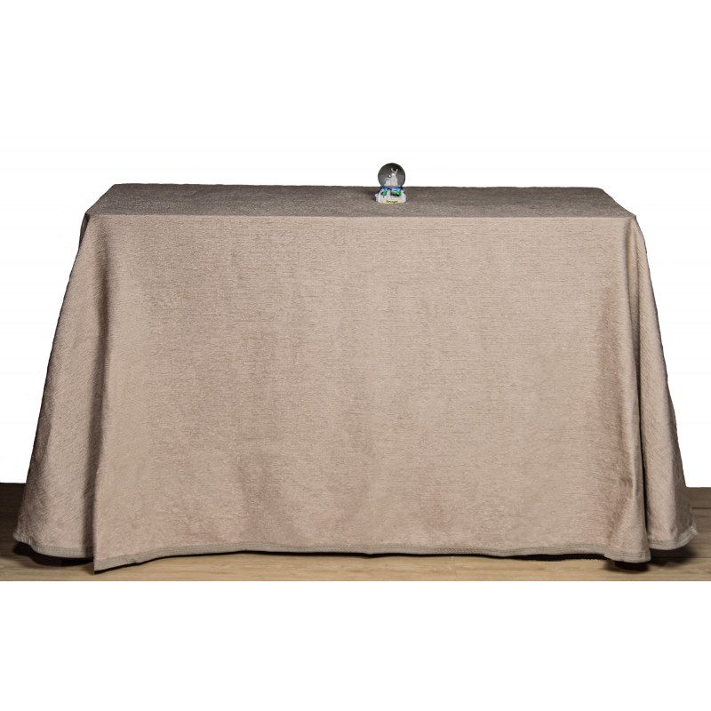 ➤Falda de Mesa Camilla Redonda de Chenilla -【Precios Camillas】