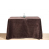 ➤Falda de Mesa Camilla Redonda de Chenilla -【Precios Camillas】