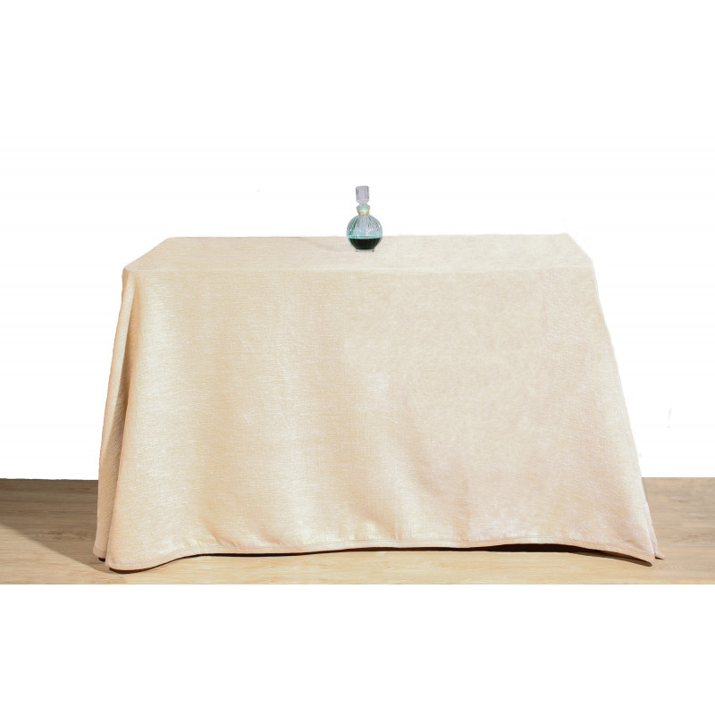 ➤Falda de Mesa Camilla Redonda de Chenilla -【Precios Camillas】