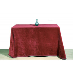 ➤Falda de Mesa Camilla Redonda de Chenilla -【Precios Camillas】