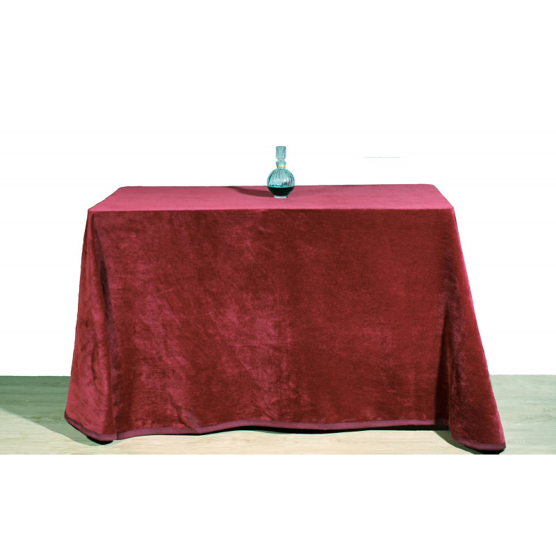 ➤Falda de Mesa Camilla Redonda de Chenilla -【Precios Camillas】