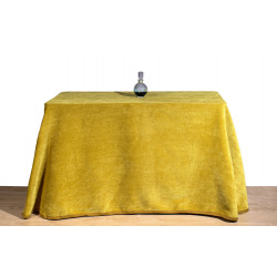 ➤Falda de Mesa Camilla Redonda de Chenilla -【Precios Camillas】