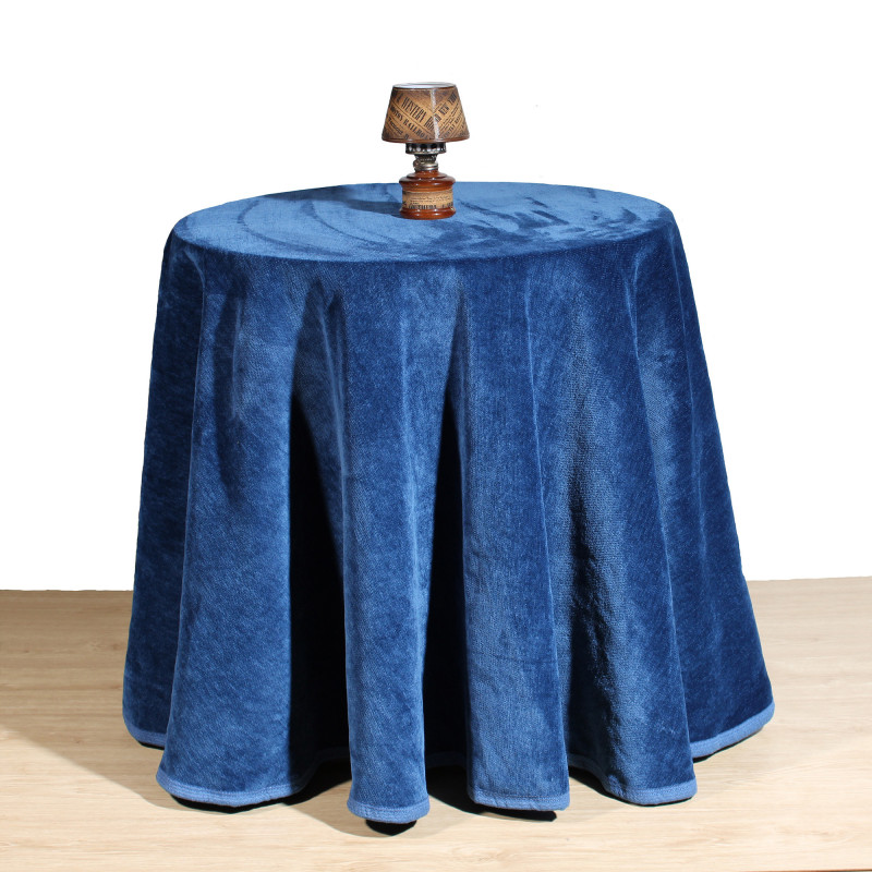 Falda de Mesa Camilla Redonda de Chenilla 【 Precios  Camillas 】 ✔︎