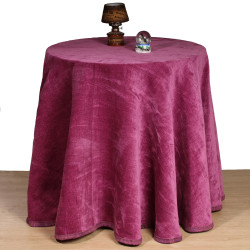 Falda de Mesa Camilla Redonda de Chenilla 【 Precios  Camillas 】 ✔︎