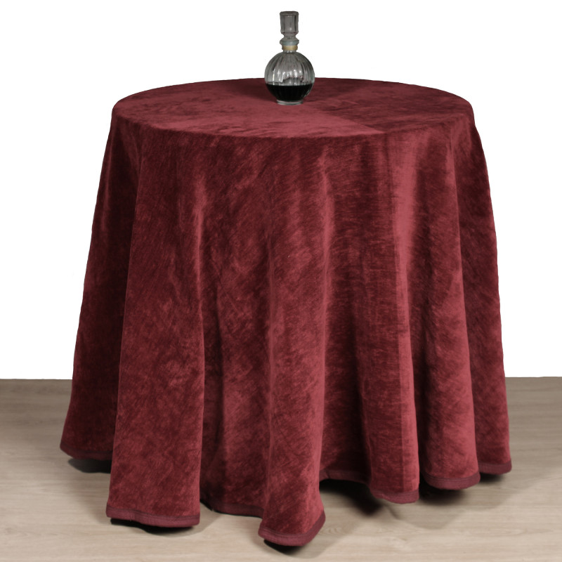 Falda de Mesa Camilla Redonda de Chenilla 【 Precios  Camillas 】 ✔︎