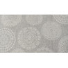 Loneta Decorativa Beige o Gris Estampada Patrón Mandala Sofisticado 280 cm Ancho
