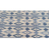 Loneta Estampada Modelo Mallorquina patrón en Ikat, Elegancia y Resistencia en 280 cm Ancho.