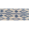 Loneta Estampada Modelo Mallorquina patrón en Ikat, Elegancia y Resistencia en 280 cm Ancho.