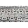 Loneta Estampada Modelo Mallorquina patrón en Ikat, Elegancia y Resistencia en 280 cm Ancho.