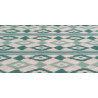 Loneta Estampada Modelo Mallorquina patrón en Ikat, Elegancia y Resistencia en 280 cm Ancho.