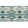 Loneta Estampada Modelo Mallorquina patrón en Ikat, Elegancia y Resistencia en 280 cm Ancho.
