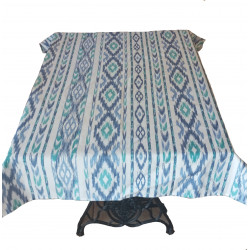 Mantel Decorativo Ikat Geométrico | Loneta Algodón