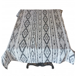 Mantel Decorativo Ikat Geométrico | Loneta Algodón