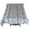 Mantel Decorativo Ikat Geométrico | Loneta Algodón