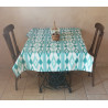 Mantel Decorativo Ikat Geométrico | Loneta Algodón