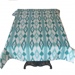 Mantel Decorativo Ikat Geométrico | Loneta Algodón