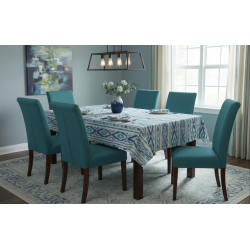 Mantel Decorativo Ikat Geométrico | Loneta Algodón