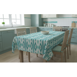 Mantel Decorativo Ikat Geométrico | Loneta Algodón