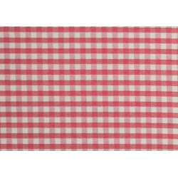 Tela Loneta Cuadros Rojo 1,3 cm 280 cm | Por Metros