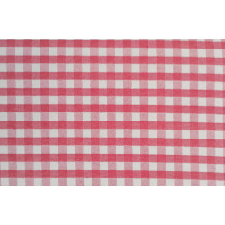 Tela Loneta Cuadros Rojo 1,3 cm 280 cm | Por Metros