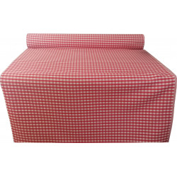 Tela Loneta Cuadros Rojo 1,3 cm 280 cm | Por Metros