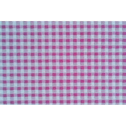 Tela Loneta Mini Cuadros Rosa 0.5 cm - Ancho 280 cm