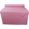 Tela Loneta Mini Cuadros Rosa 0.5 cm - Ancho 280 cm
