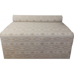 Tela Loneta Jacquard Safari Beige por Metros - Tapicería