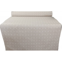 Tela Loneta Jacquard Universal Beige por Metros - Tapicería