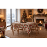 Mantel de Navidad Merry Christmas Lazos y Acebo | Texna