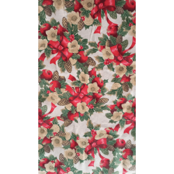 Mantel de Navidad Merry Christmas Lazos y Acebo | Texna