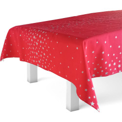 Mantel de Navidad Stars Rojo y Brillante | Textiles Texna