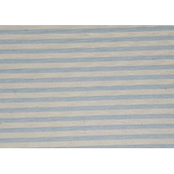 Tela Jacquard Semirayas Celeste 280 cm Alta Densidad para Decoración
